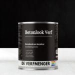 Betonlook Verf Diep Zwart No. 305 - 12 m² + Primer + Topcoat