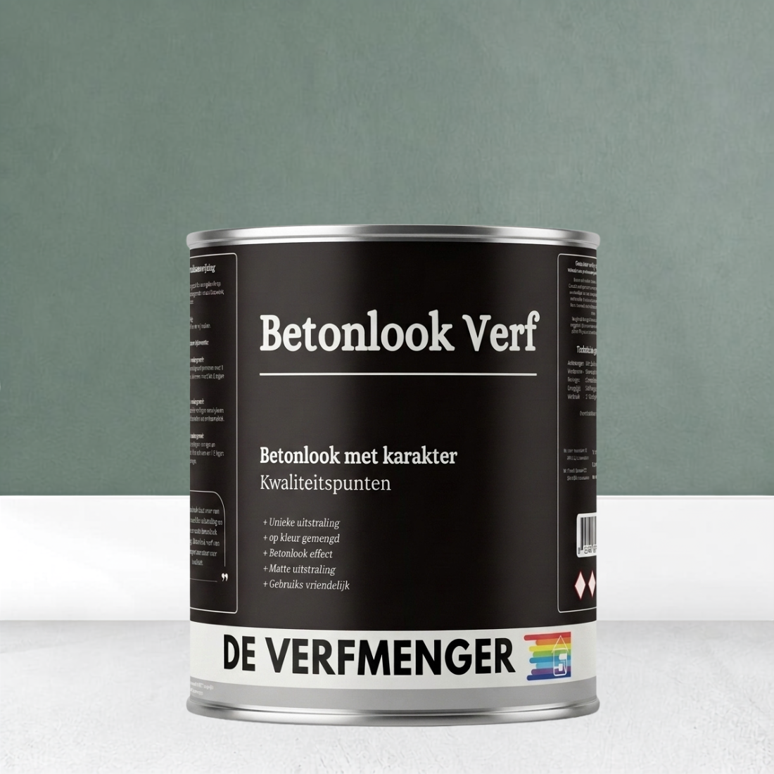 Betonlook Verf Groen No. 600 - 30 m² + Primer