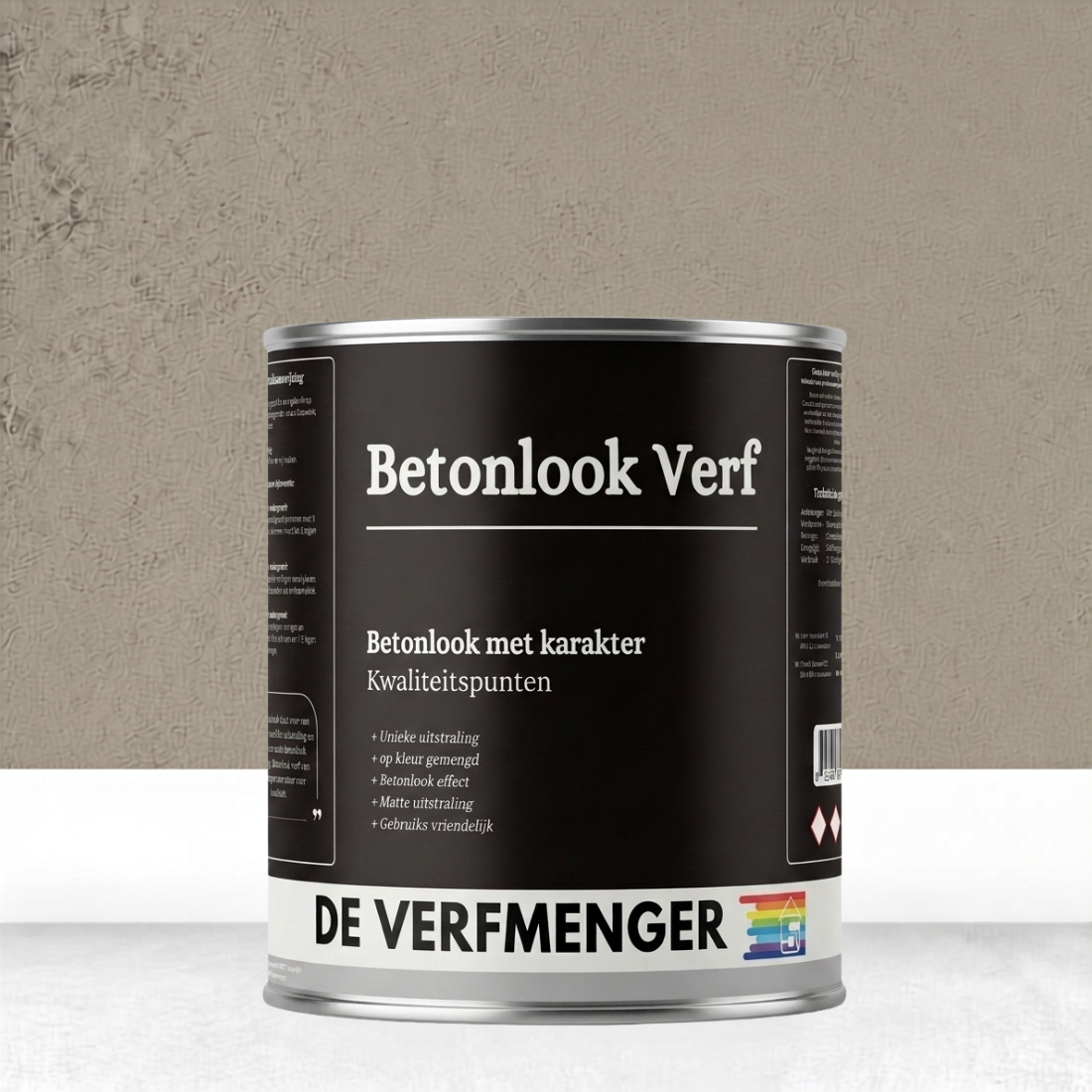 Betonlook Verf Linnen No. 06 - 30 m² + Primer + Topcoat
