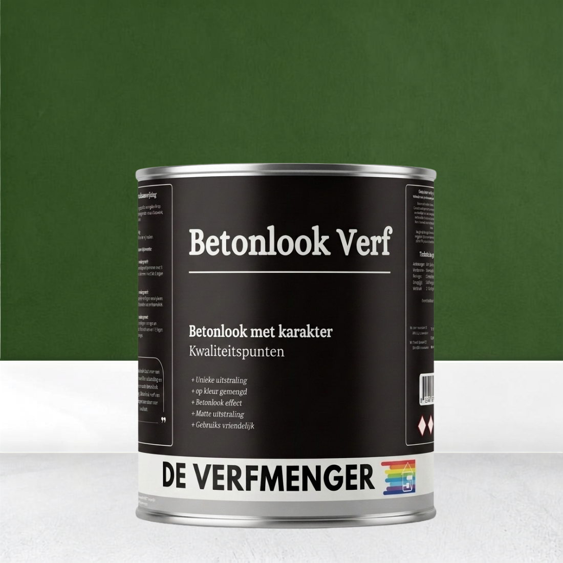 Betonlook Verf Puur Groen No. 605 - 30m²