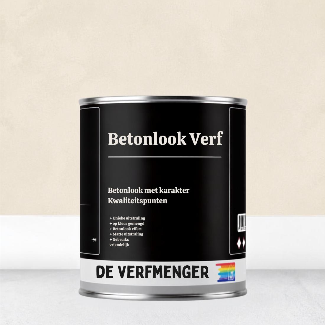 Betonlook Verf Warm Beige No. 03 - 12 m² + Primer + Topcoat