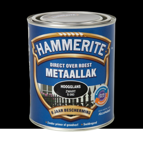 hammerite-metaallak-hoogglans-zwart