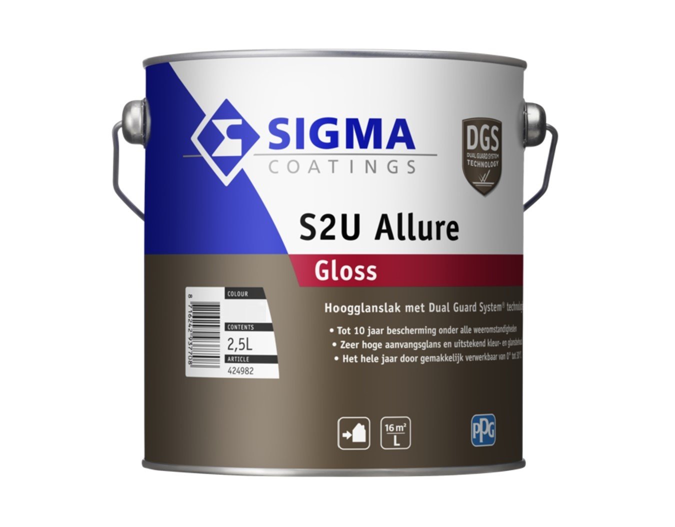 sigma-s2u-allure-gloss-25-liter-ral-7016