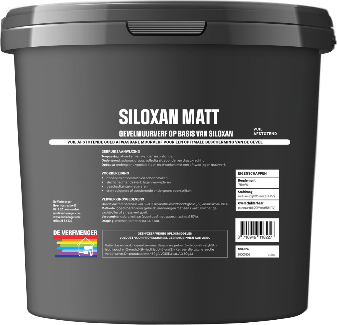 siloxan-matt-10-liter