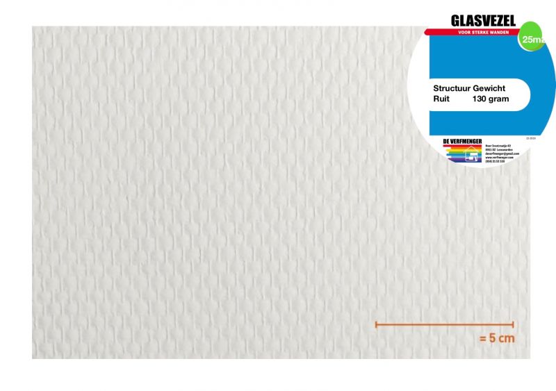 vp-glasvezelbehang-standaard-ruit-4001-130-gram-25m2