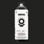 WEPRO ALL-PURPOSE PAINT 400ML MAT RAL 9005 ZWART