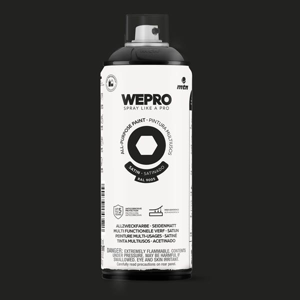 wepro-all-purpose-paint-400ml-zg-ral-9005-zwart